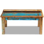 vidaXL Couchtisch Kaffeetisch Wohnzimmer Sofatisch Beistelltisch Massivholz Antik Retro