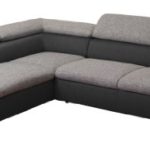 Polsterecke Valerie/Ottomane-3er Bett mit Armteilfunktion/274 x 66-88 x 228 cm/Bering 90 schwarz weiss-Inari 100 schwarz Polsterecke Valerie/Ottomane-3er Bett mit Armteilfunktion/274 x 66-88 x 228 cm/Bering 90 schwarz weiss-Inari 100 schwarz