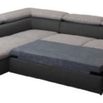 Polsterecke Valerie/Ottomane-3er Bett mit Armteilfunktion/274 x 66-88 x 228 cm/Bering 90 schwarz weiss-Inari 100 schwarz Polsterecke Valerie/Ottomane-3er Bett mit Armteilfunktion/274 x 66-88 x 228 cm/Bering 90 schwarz weiss-Inari 100 schwarz