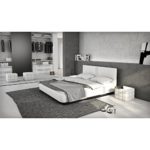 Innocent Polsterbett aus Kunstleder weiß 180x200cm mit LED und Lautsprecher Zarina Boxspringbett