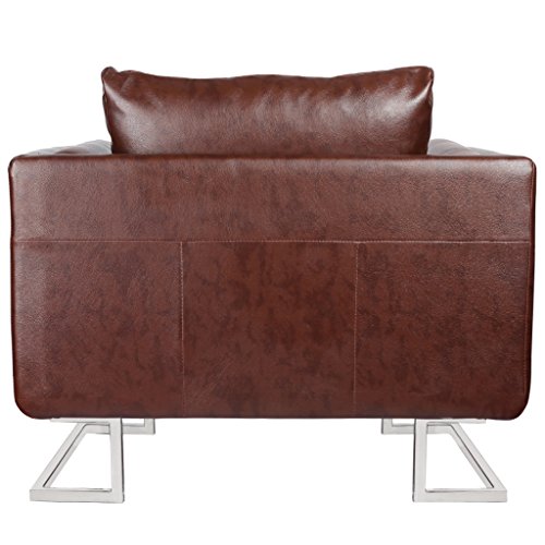 vidaXL Luxus Ledermixstuhl Sofa Lounge Wohnzimmer Sessel Relaxsessel Couch Ledermixsessel vidaXL Luxus Ledermixstuhl Sofa Lounge Wohnzimmer Sessel Relaxsessel Couch Ledermixsessel