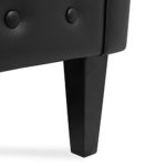 Homelux Clubsessel Loungesessel Cocktailsessel Chesterfield (L x B x T) 70 x 63 x 53 cm Schwarz Homelux Clubsessel Loungesessel Cocktailsessel Chesterfield (L x B x T) 70 x 63 x 53 cm Schwarz