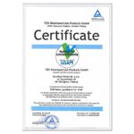 Bargo Boxspringbett 180x200 cm - beige weißes Polster-Bett in Stoff Kunstleder Kombi mit integrierter LED-Beleuchtung | edles Designer-Bett inkl. Bonellfederkern Matratze und Visco Topper, TÜV geprüft | Made in EU