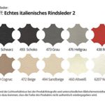 Ecksofa Leder design Elsa Wohnlandschaft Teilleder Farbwahl