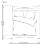 Seducce Designerbett 160x200 cm Doppelbett / Futonbett / Bett / Polsterbett Kunstleder weiß