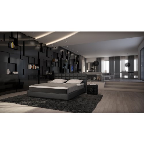 Innocent Boxspringbett aus Kunstleder schwarz Kingston B 160 x L 200 cm Innocent Boxspringbett aus Kunstleder schwarz Kingston B 160 x L 200 cm