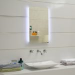 Design Badspiegel mit LED-Beleuchtung GS043N Lichtspiegel Wandspiegel Tageslichtweiß IP44 (50 x 70 cm)