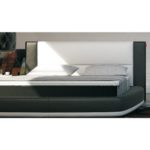 Innocent Boxspringbett aus Kunstleder weiß / schwarz Bloom B 140 x L 200 cm