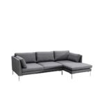 Ecksofa Ocean II Sofagarnitur, Couchgarnitur Lounge Sofa Couch inkl. Kissen-set, Eckcouch Polsterecke (Seite: rechts, Inari 94)