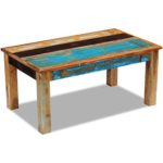 vidaXL Couchtisch Kaffeetisch Wohnzimmer Sofatisch Beistelltisch Massivholz Antik Retro