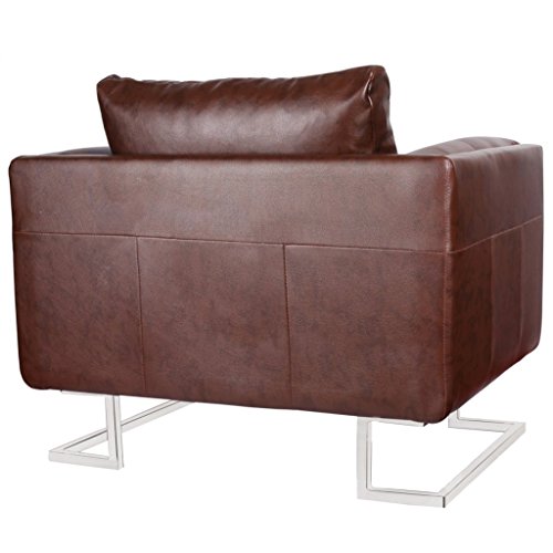 vidaXL Luxus Ledermixstuhl Sofa Lounge Wohnzimmer Sessel Relaxsessel Couch Ledermixsessel vidaXL Luxus Ledermixstuhl Sofa Lounge Wohnzimmer Sessel Relaxsessel Couch Ledermixsessel