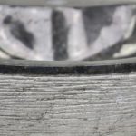 DIVERO Naturstein Aufsatz-Waschbecken Venosa Handwaschbecken Waschschale Marmor Stein innen poliert außen strukturiert rund grau schwarz anthrazit
