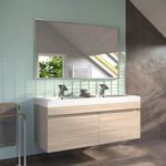 SAM® Badmöbel-Set Parma, 140 cm, Designer-Badset mit Softclose-Funktion, wahlweise als 2-, 3-, 4- oder 5-teiliges Badmöbelset in 5 verschiedenen Farben mit Spiegel oder Spiegelschrank