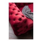 3-Sitzer Chesterfield Sofa My Desire Polsterfarbe: Rot