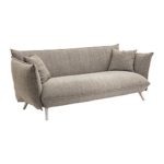 Kare Design – Sofa 3 Sitzer Stoff beige Molly Cliff
