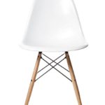 crazygadget – Inspired by Charles & Ray Eames DSW Eiffel Esszimmer Holz Retro Design für Büro Stuhl – weiß