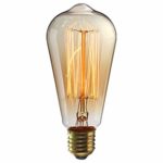 KINGSO E27 40W 220V ST64 Edison Lampe Warmweiß Vintage Stil Edison Glühbirne Retro Licht Vintage Bulb Antik Beleuchtung