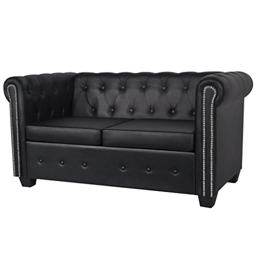 vidaXL 2/3/2+3-Sitzer Chesterfield Sofa Couch Kunstleder Wohnmöbel Büromöbel Garnitur