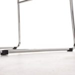 CLP Esszimmerstuhl LEA mit hochwertiger Polsterung und Kunstlederbezug | Küchenstuhl mit Bodenschonern und einer Sitzhöhe von: 47 cm | In verschiedenen Farben wählbar Schwarz