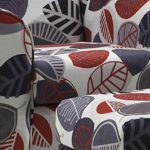 Atlantic Home Collection JEFF Ohrensessel inklusive Hocker, Florales Design, 85 x 90 x 106 cm und 53 x 43 x 42 cm, rot / grau / creme gemustert Atlantic Home Collection JEFF Ohrensessel inklusive Hocker, Florales Design, 85 x 90 x 106 cm und 53 x 43 x 42 cm, rot / grau / creme gemustert