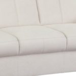 CAVADORE 3- Sitzer Sunuma mit Federkern/Moderne 3 sitzige Sofagarnitur/Größe: 189 x 91 x 90 cm (BxHxT)/Farbe: Creme (beige)