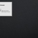 Cavadore Lederhocker Corianne / Rechteckiger Sitzhocker in Echtleder / Größe: 103 x 41 x 69 cm (BxHxT) / Bezug: Echtleder schwarz