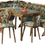 Eckbank - Küchenbank - Eckbankgruppe - Eiche rustikal P43 - 2 Stühle - Küchenstühle - ausziehbarer Tisch - mehrere Varianten - Einzelelemente bestellbar (2534)