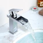Homelody Wasserfall Wasserhahn Bad Waschtischarmatur Mischbatterie Waschbeckenarmatur Badarmatur Waschtischmischer Bad Wascbecken Armatur