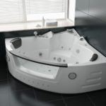 Luxus Whirlpool Badewanne 152x152 mit Vollausstattung (Massage)