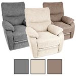 Estexo® Fernsehsessel TV Sessel Verstellbar Relaxsessel Liegesessel Polstersessel Stoff (Beige)