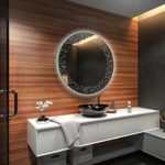 FORAM Design Badspiegel mit LED Beleuchtung Wandspiegel Badezimmerspiegel Nach Maß (Durchmesser: 60cm)