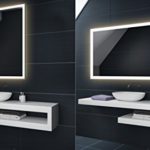 FORAM WARMWEIß 50 x 70 cm Design Badspiegel mit LED Beleuchtung von Artforma | Wandspiegel Badezimmerspiegel | Spiegel Nach Maß
