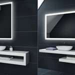 KALTWEIß 60x90 / 90x60 cm Design Badspiegel mit LED Beleuchtung von Artforma | Wandspiegel Badezimmerspiegel | Spiegel nach Maß