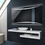KALTWEIß 70 x 50 cm Design Badspiegel mit LED Beleuchtung von Artforma | Wandspiegel Badezimmerspiegel | Spiegel nach Maß