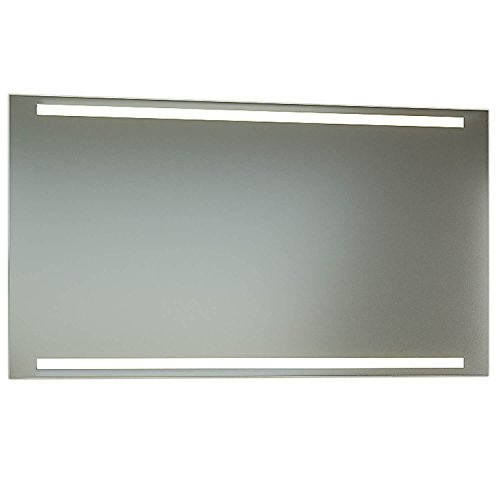Schreiber Design Badspiegel mit Schalter 140 cm Breit x 70 cm Hoch T5 Beleuchtung Oben und Unten
