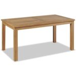 vidaXL Teak Couchtisch Beistelltisch Holztisch Kaffeetisch Wohnzimmer Tisch