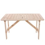 Mendler Gartentisch Holztisch Kopenhagen 130 x 80 cm Gastroqualität ~ natur