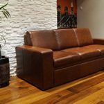Quattro Meble Echtleder 3 Sitzer Sofa ATLANTA FS Breite 200cm mit Schlaffunktion Ledersofa Echt Leder Couch große Farbauswahl !!!