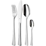 WMF Sofia Besteckset, 24-teilig, für 6 Personen, Monobloc-Messer, Cromargan Edelstahl poliert, spülmaschinengeeignet WMF Sofia Besteckset, 24-teilig, für 6 Personen, Monobloc-Messer, Cromargan Edelstahl poliert, spülmaschinengeeignet