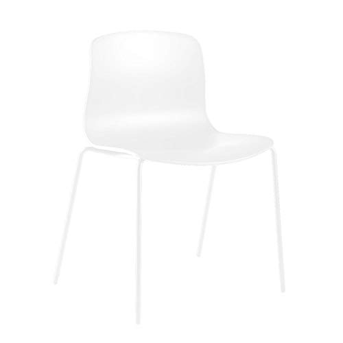 HAY About a Chair 16 Stuhl, weiß Gestell Stahl weiß mit Kunststoffgleitern HAY About a Chair 16 Stuhl, weiß Gestell Stahl weiß mit Kunststoffgleitern