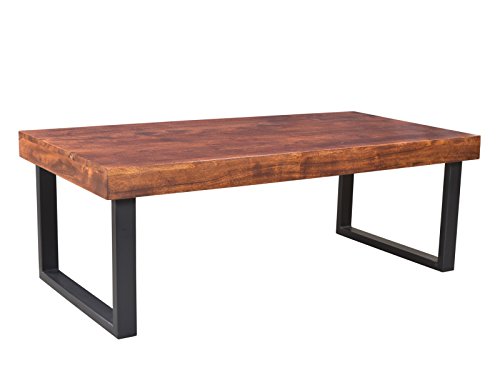 Woodkings Couchtisch Ettrick 116x57cm, Holz Akazie braun, Echtholz modern, Design, Massivholz Lounge Coffee Table günstig